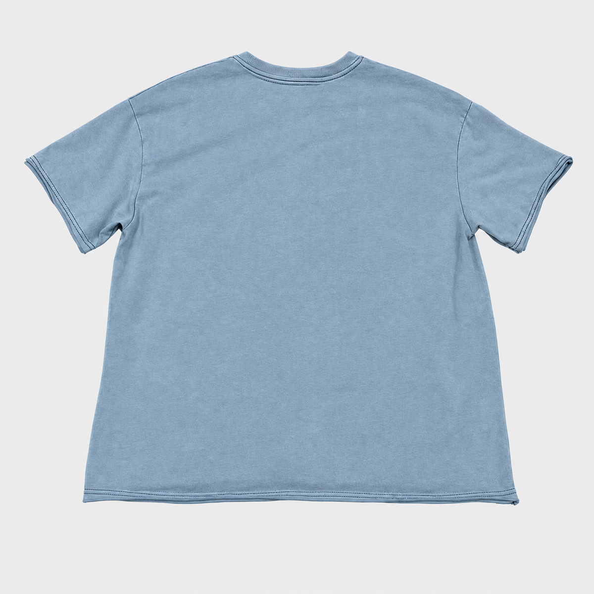 Asymmetric Stitch Deconstructed Band Graphic Tee