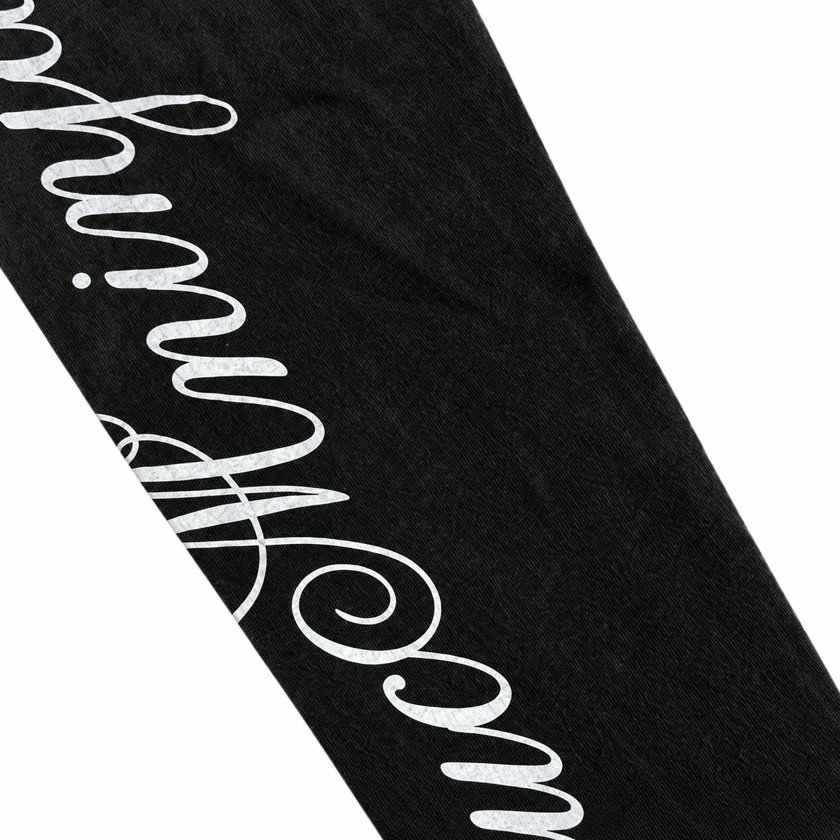 Gun & Lips Script Graphic Vintage Long-Sleeve Tee